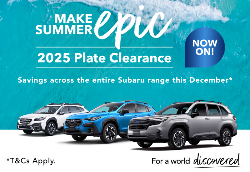 Subaru - Plate Clearance Sale